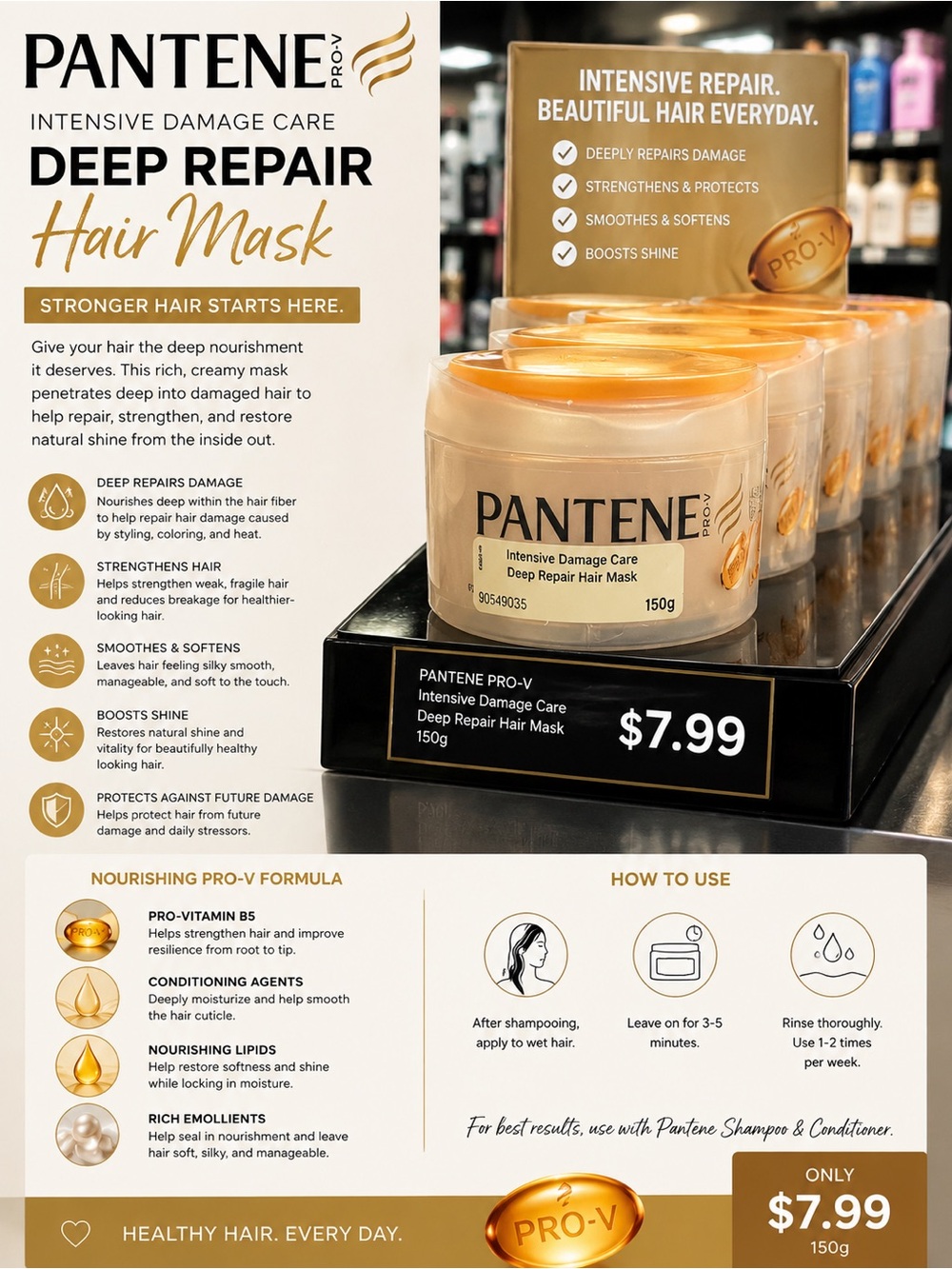Pantene Pro-V Deep Repair Hair Mask